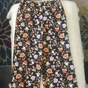 New York & Company Brown flower pants.